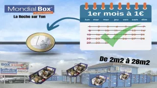 Promotion garde-meubles La Roche sur Yon Mondialbox Promotion garde-meubles La Roche sur Yon Mondialbox