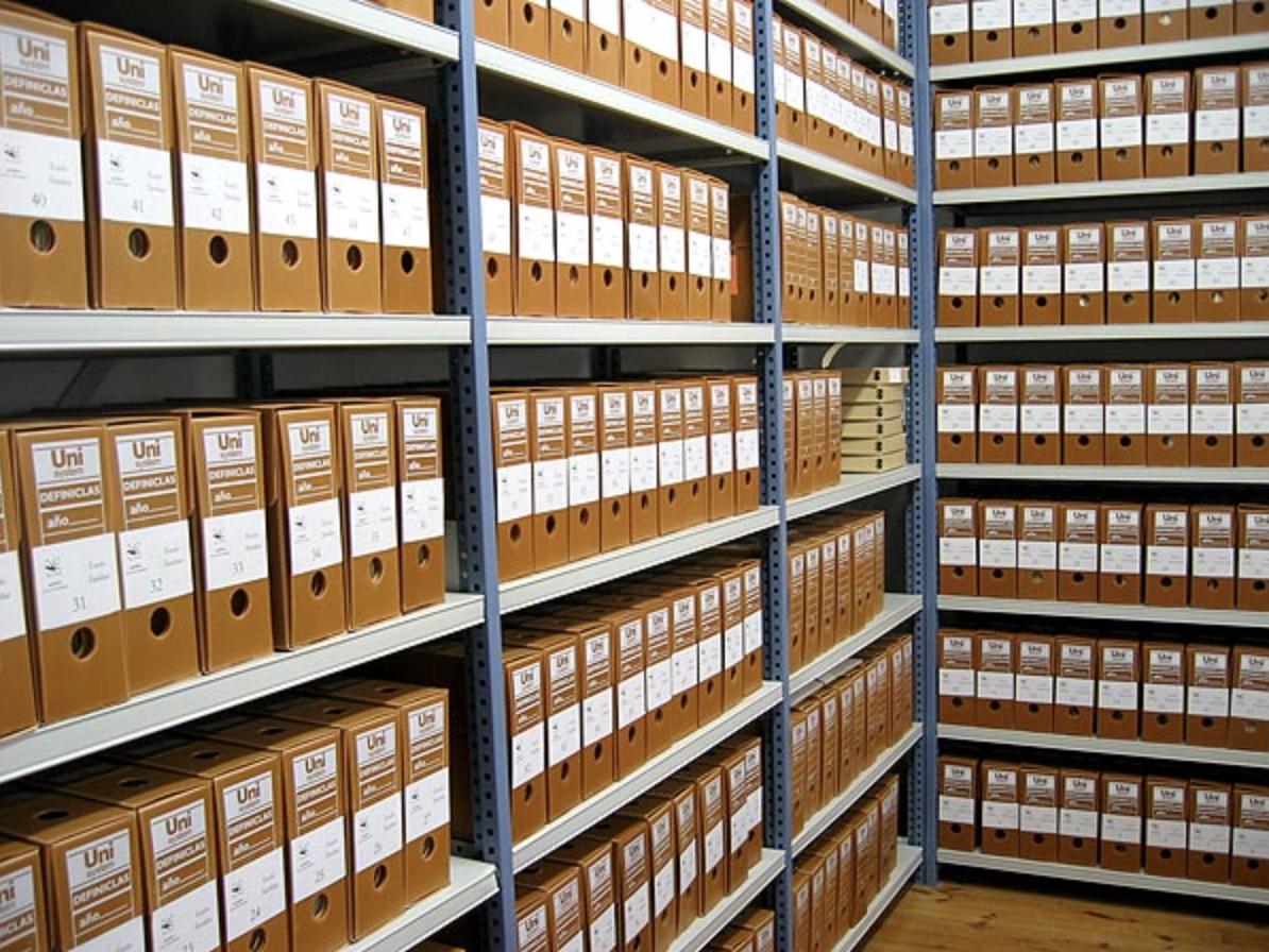 archive, stockage papier, document